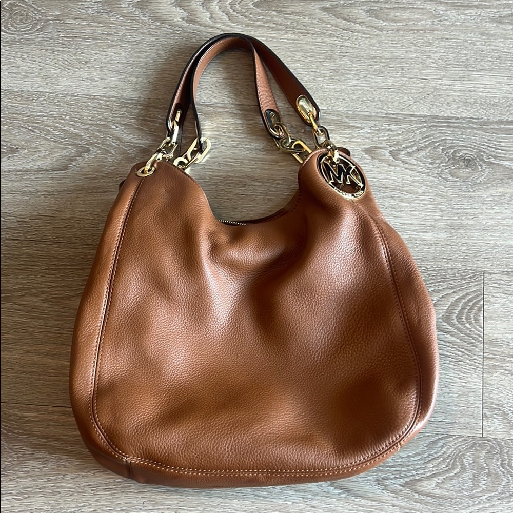 Michael Kors Brown Hobo Bag with Elegant Design